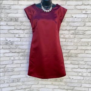🤍 NWOT Max & Cleo Cap Sleeve Wine Cocktail Dress 🤍